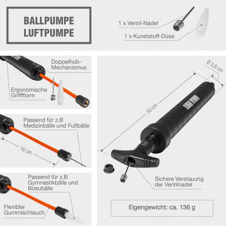 Image du produit Gorilla Sports Pompe à bille
