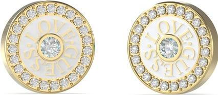 Guess Love Fashion Gold Plated Earrings JUBE04081JWYGWHT/U (Surgical steel)