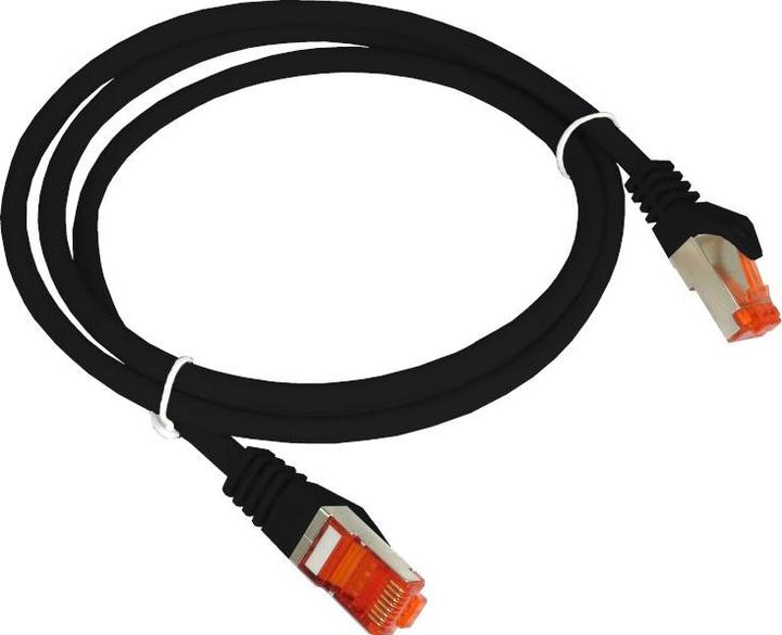 Produktbild Alantec KKS6CZA0.5 Patchkabel FUTP Kat.6 PVC 0.5m schwarz (F/UTP, CAT6, 0.25 m)