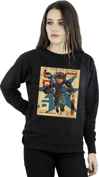 Image du produit Disney - Sweat BIG HERO BAYMAX HIRO NEWSPAPER - Femme (S)