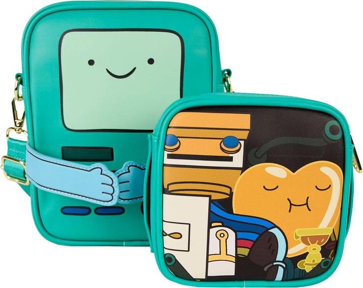 Actual product image Loungefly Warner Bros by Crossbody Adventure Time BMO