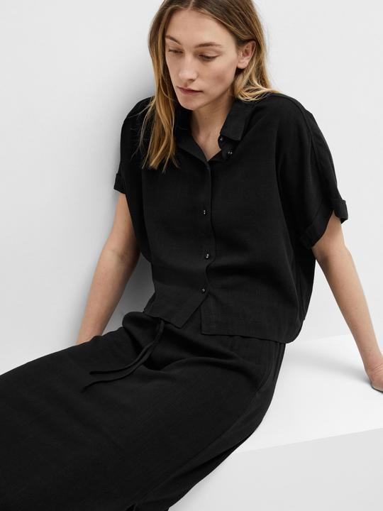 Produktbild Selected Femme Cropped Kurzarmhemd (34)