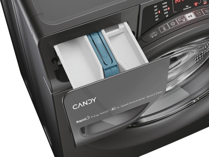 Immagine prodotto Candy ECO, Lavasciuga 9/6kg, Classe A-15%, 1400 giri, Antracite, ROW 4966DWRR7-S