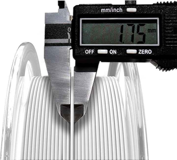 Actual product image AzureFilm Filament (ABS, 1.75 mm, 1000 g, White)