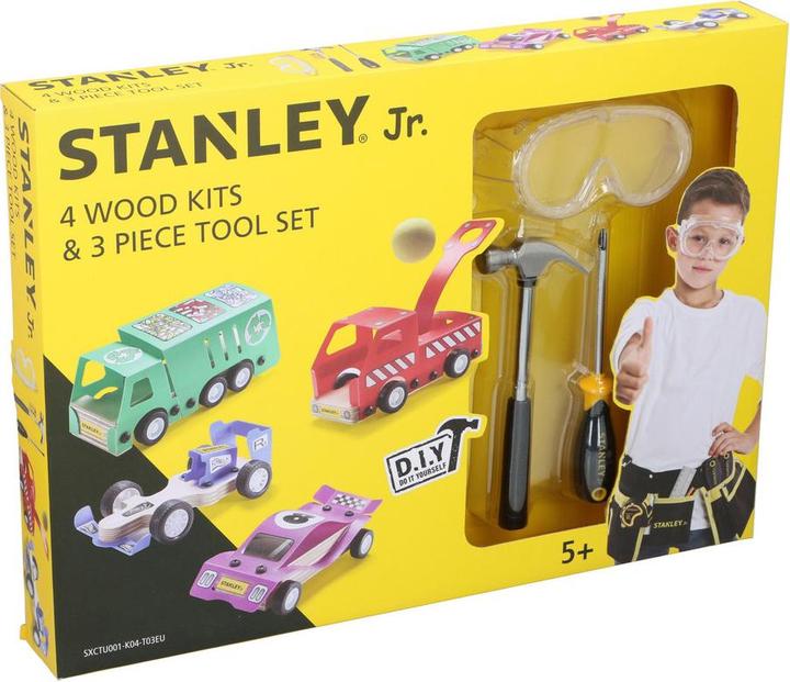 Immagine prodotto Stanley Set di auto e attrezzi jr. 7 pezzi (U001-K04-T03-SY)