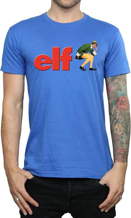 Actual product image Elf Mens Crouching Logo T-Shirt (XXL)