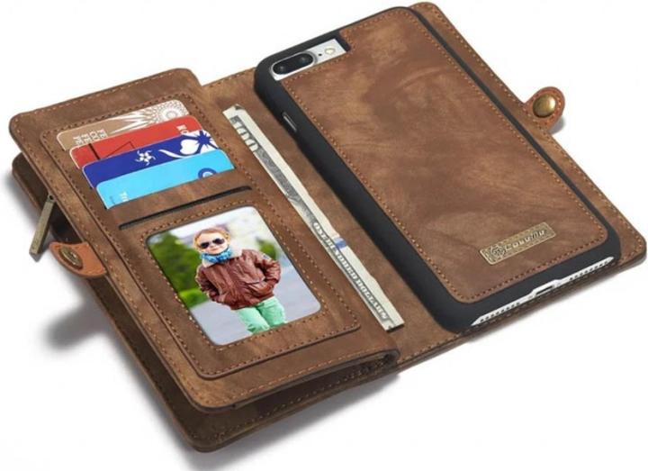 Immagine prodotto Caseme Apple iPhone 8 Plus Custodia per carte di credito con portafoglio in vera pelle (Apple iPhone 8 Plus)