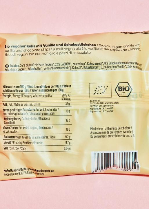 Nutritional values and ingredients KoRo 0 (1 pcs., 600 g)