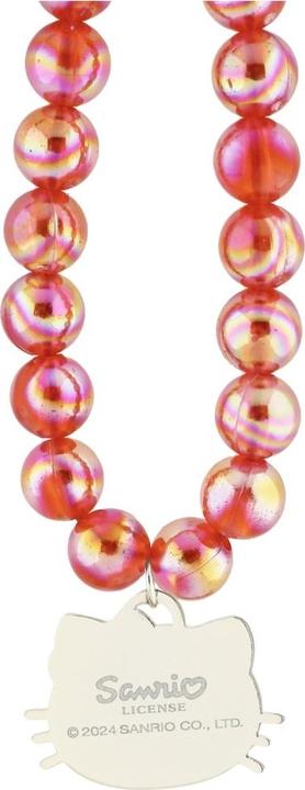 Actual product image Hello Kitty Pearls Kitty Head Universal Hand Strap - red