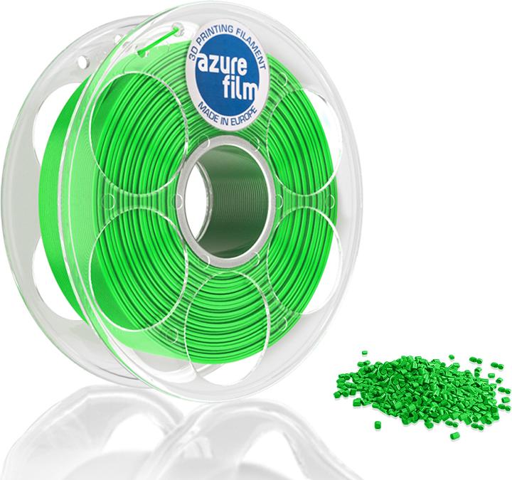 Actual product image AzureFilm Filament (PETG, 1.75 mm, 1000 g, Green)