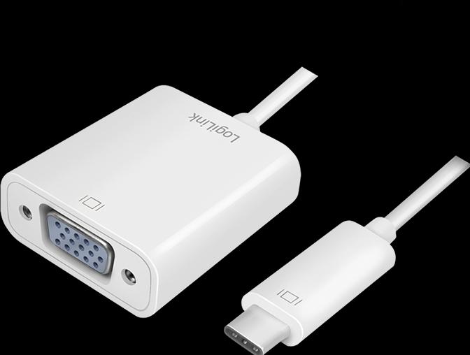 Produktbild LogiLink USB Typ-C zu (VGA, 4.50 cm)