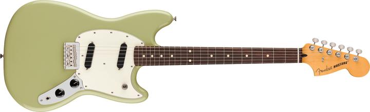 Fender Player II Mustang 6-saitige E-Gitarre, Birke Grün (E-Gitarre, Palisander)