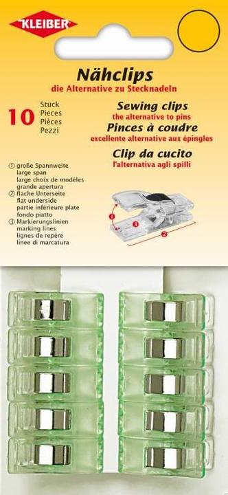 Immagine prodotto Kleiber Clip per tessuti, verde