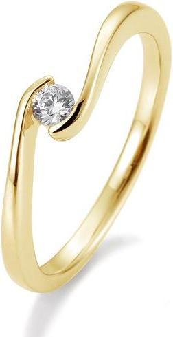 Produktbild Breuning Ring Schwung 0,05-0,30ct. (50, 585/14 K Gold)