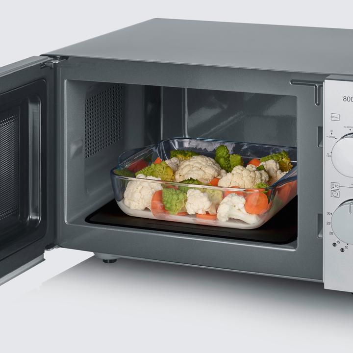 Actual product image Severin MW 7768 Microwave black/stainless steel 800W grill function, without turntable (20 l)