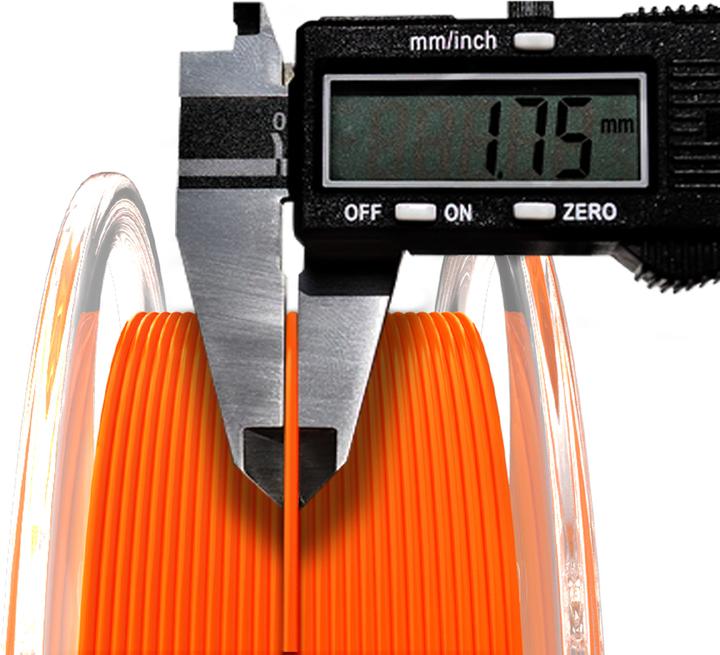 Actual product image AzureFilm Filament (PLA, 1.75 mm, 1000 g, Orange)