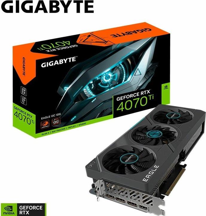 Produktbild Gigabyte GeForce RTX 4070 Ti EAGLE OC (12 GB)