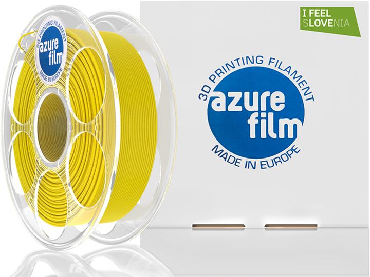Actual product image AzureFilm Filament (PETG, 1.75 mm, 1000 g, Yellow)