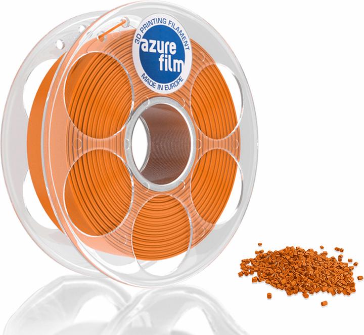 Actual product image AzureFilm Filament (PETG, 1.75 mm, 1000 g, Orange)