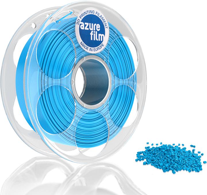 Actual product image AzureFilm Filament (PETG, 1.75 mm, 1000 g, Blue)