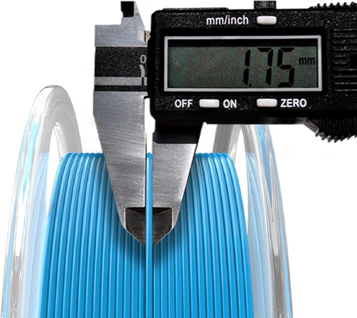 Actual product image AzureFilm Filament (PETG, 1.75 mm, 1000 g, Blue)