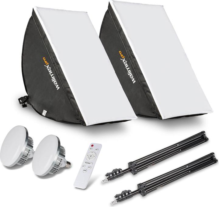 Actual product image Walimex pro 60W Softbox Bi Color Kit 2 (Soft boxes)