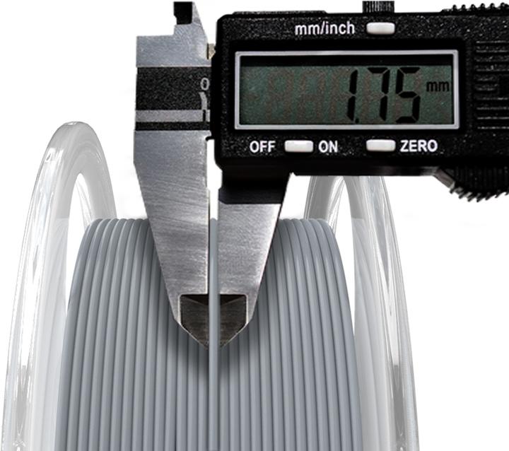 Actual product image AzureFilm Filament (PLA, 1.75 mm, 1000 g, Grey)