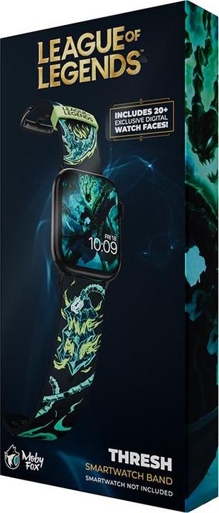 Actual product image Moby Fox League of Legends bracelet pour smartwatch Thresh (22 mm, Silicone, Stainless steel, 3, 4, Apple Watch Series 1)