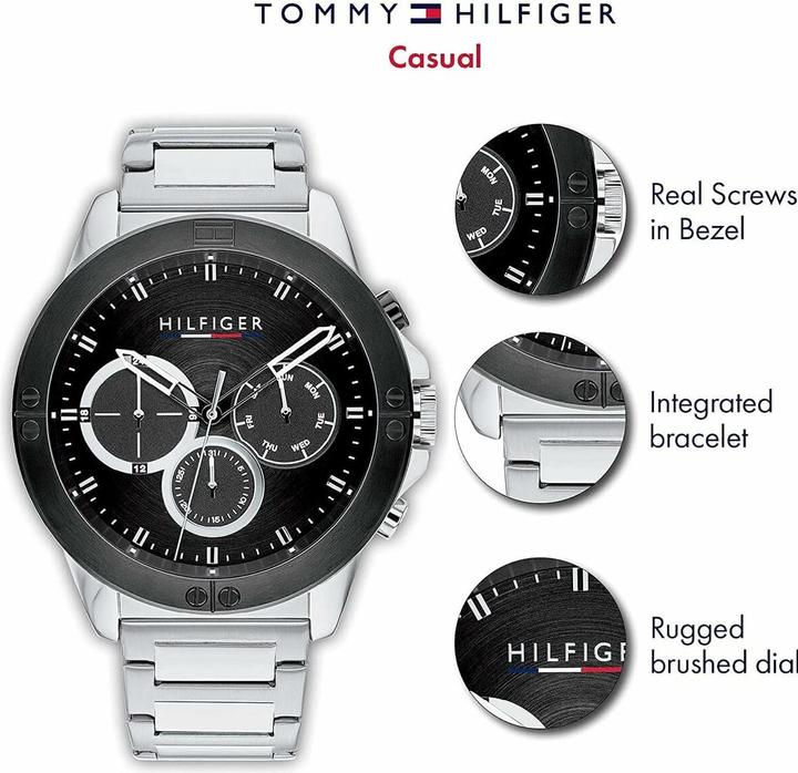Immagine prodotto Tommy Hilfiger Harley (Orologio da polso analogico, 46 mm)