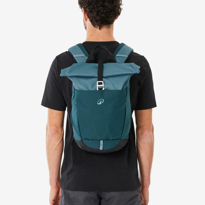Image du produit Quechua Sac à dos de randonnée 16L+4, NH500 Escape Rolltop bleu (21 l)