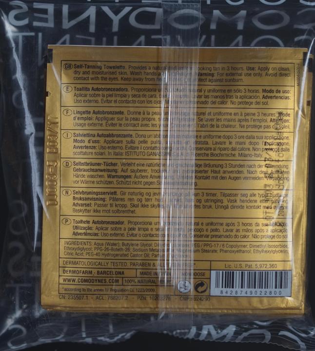 Image du produit Comodynes Lingettes auto-bronzantes (Serviette autobronzante)