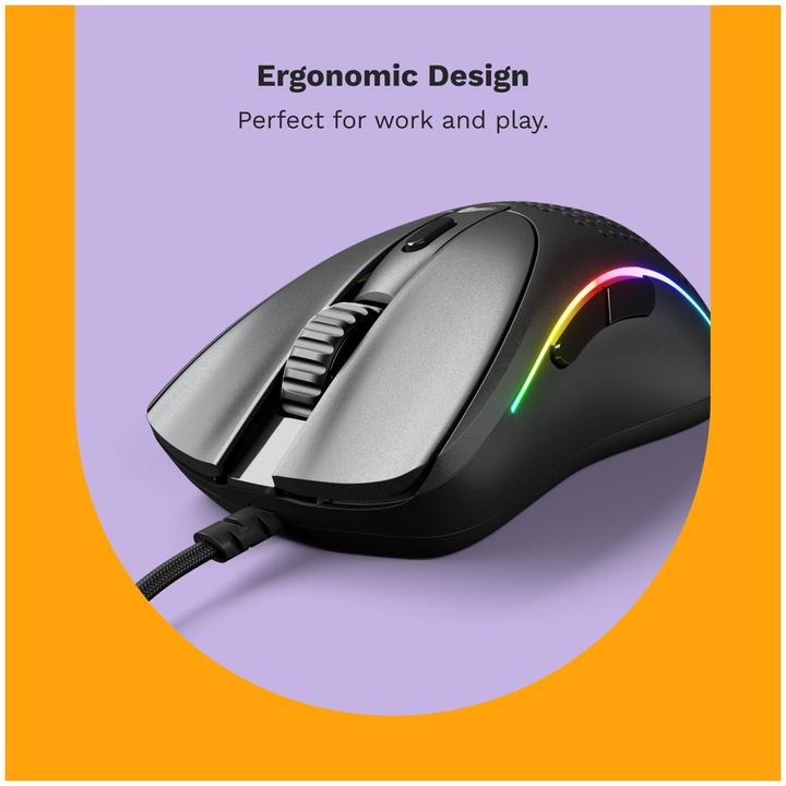 Actual product image Glorious PC Gaming Race Glorious Model D 2 gaming mouse - black (Cable)