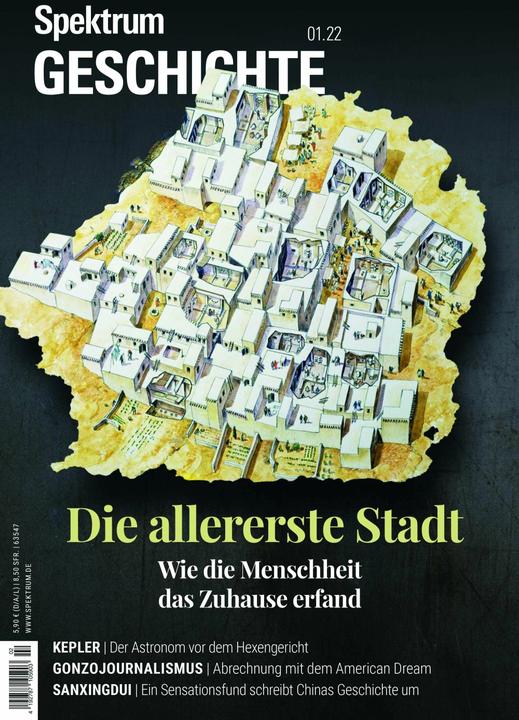 Actual product image Spektrum Geschichte - Die allererste Stadt (German, Spectrum of Science, 2022)
