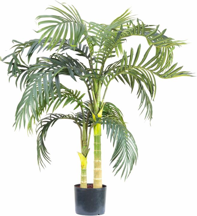 Actual product image Flowerbox Artificial plant Golden fruit palm - height ca. 120 cm, pot-Ø 18 cm - Areca Dypsis (120 cm)