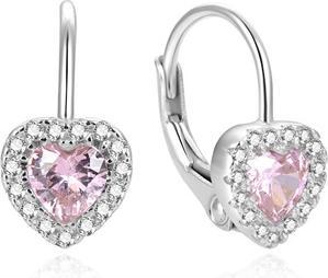 Produktbild Beneto Romantic earrings in the shape of hearts AGUC1273DL