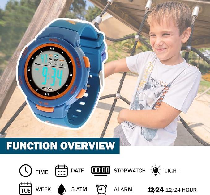 Actual product image Kiddus Digital Watch 30 ø (Digital watch, 33 mm)