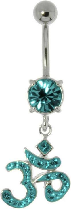 Immagine prodotto Bijouteria Piercing ventre (Acciaio chirurgico 316L, Vetro (di orologio), Ottone rodiato in ottone rodiato)