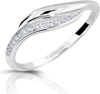 Modesi Elegant silver ring with zircons M00210 - Circuit: 54 mm (54)