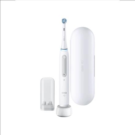 Actual product image Oral-B Electric toothbrush iO4 Rechargeable, For adults, Number of brush heads included 1, Quite White, Num (Oscillating toothbrush)