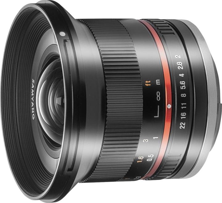 Produktbild Samyang 12mm f/2.0 NCS CS, Canon M (Canon EF-M, APS-C / DX)