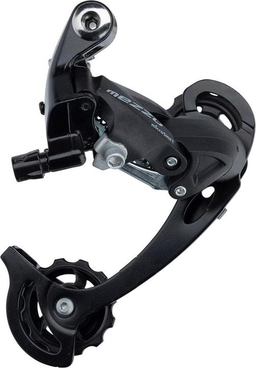 Actual product image Micro Shift microSHIFT | Mezzo M36 rear derailleur | 8 and 9 gears | Long cage | black (8-speed, 9-speed)