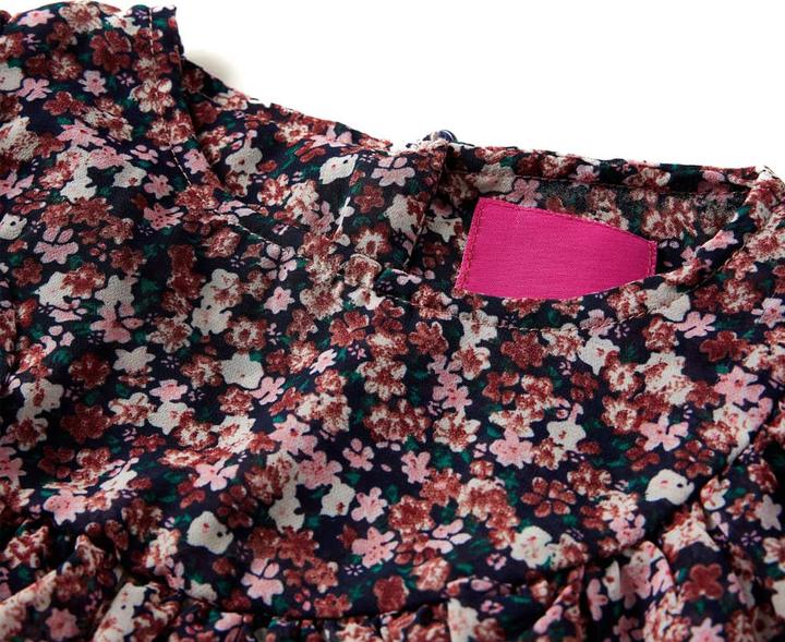 Immagine prodotto VidaXL Camicetta a maniche lunghe per bambini rosa scuro 128,Materiale: 100 (128)