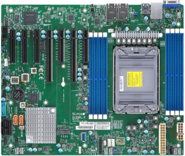 Image du produit Supermicro Mainboard X12SPL-F (Prise P, Intel C621A, ATX)