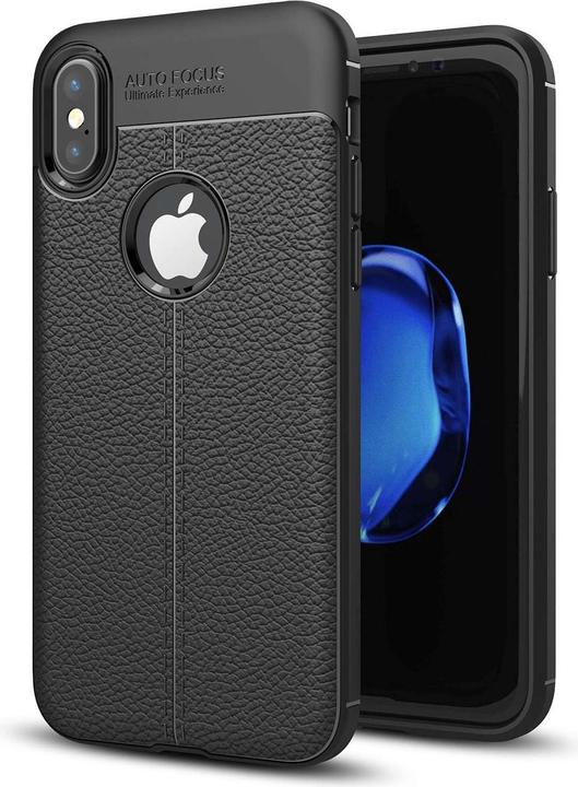 Image du produit Cadorabo TPU Cover similicuir structure (Apple iPhone X)