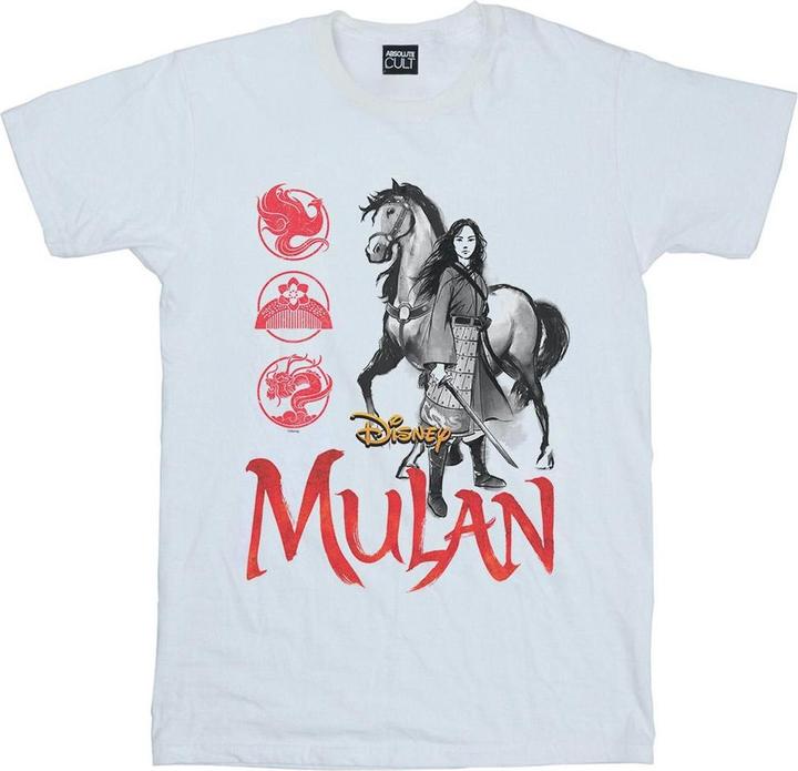 Actual product image Disney Mens Mulan Movie Horse Pose T-Shirt (4XL)