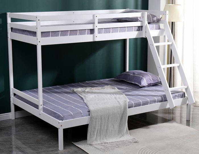 Immagine prodotto Swisshandel24 Letto a soppalco Lilly 80x200 cm / 120x200 cm, bianco (80 x 200 cm / 120 x 200 cm)