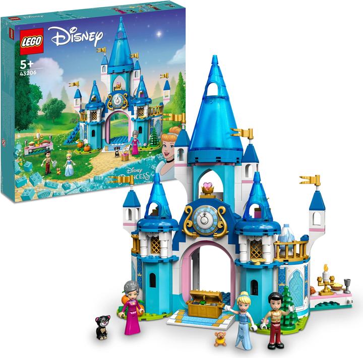 Produktbild LEGO Cinderellas Schloss (43206, LEGO Disney)