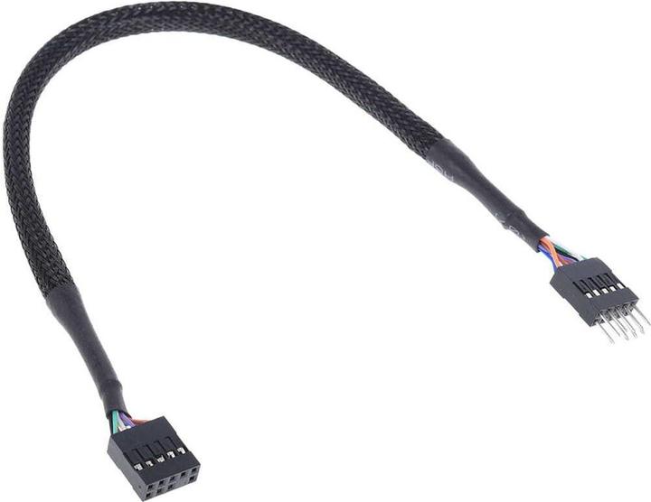 Phobya HD Audio Verl??ngerung Buchse/Stecker 30cm - Schwarz