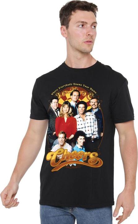 Actual product image Cheers Mens Group Shot T-Shirt (XL)