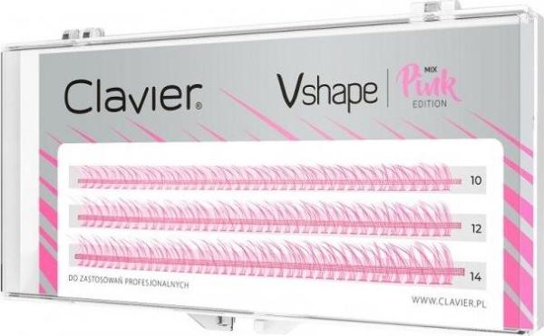 Produktbild Clavier Vshape tufts of eyelashes Pink (Künstliche Wimpern)